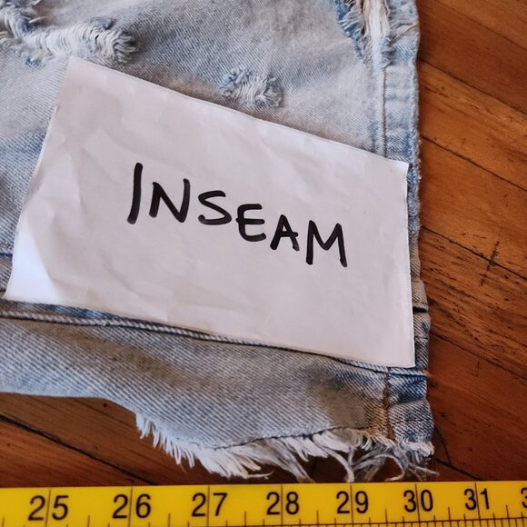 Vetements Garderobe Collection Wide Leg Baggy Jeans Distressed - Picture 7 of 12